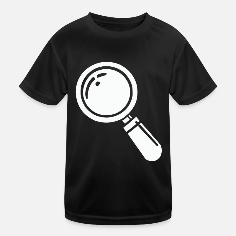 magnifying glass Kids Functional T-Shirt