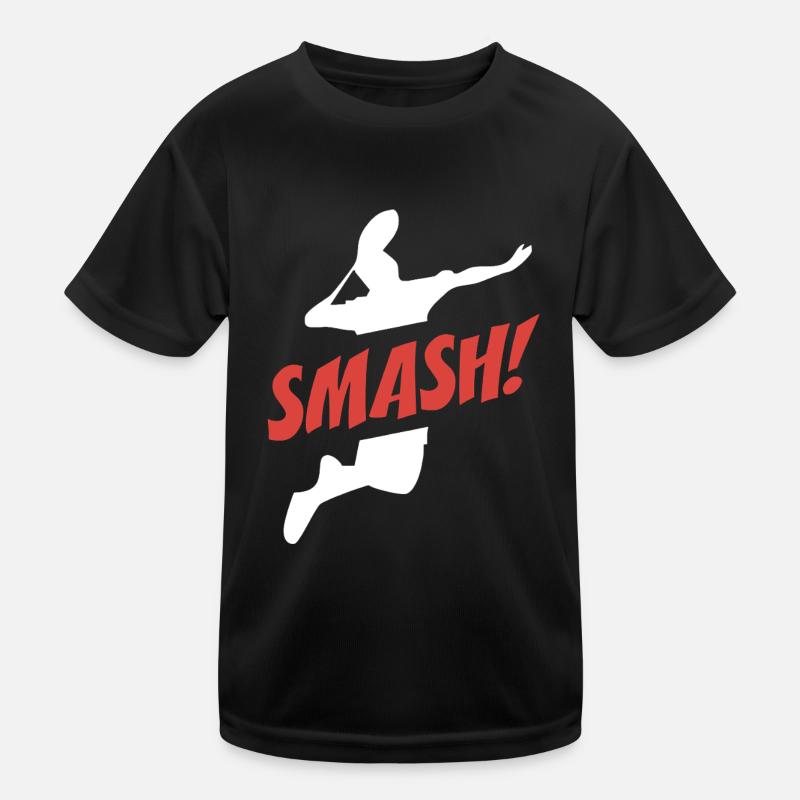 Smash Badminton Kids Functional T-Shirt