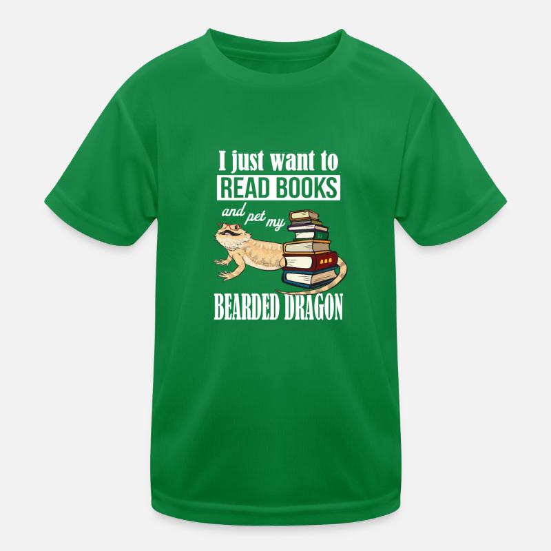 Bärtiger Drache Kinder Funktions-T-Shirt