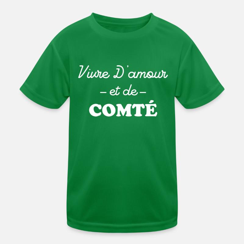 Vivre d'amour et de comté T-shirt sport Enfant