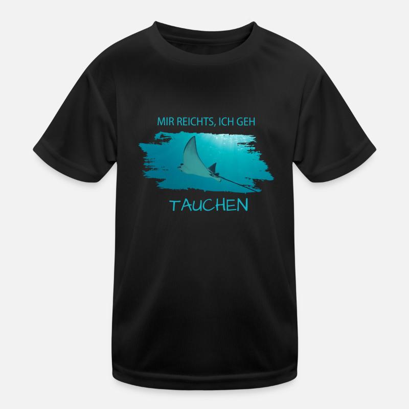 Tauchen Rochen Kinder Funktions-T-Shirt