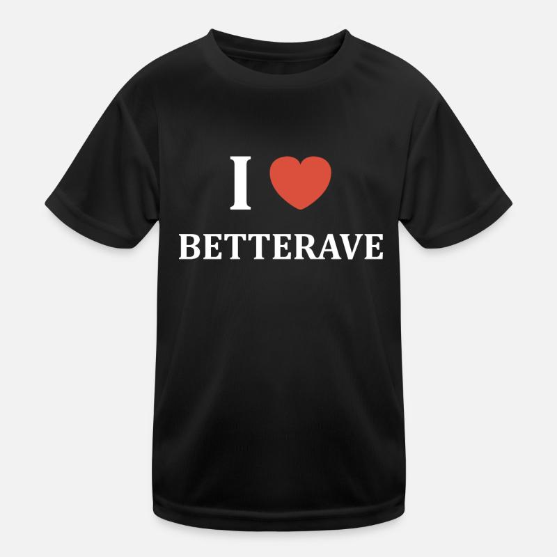 i love betterave T-shirt sport Enfant