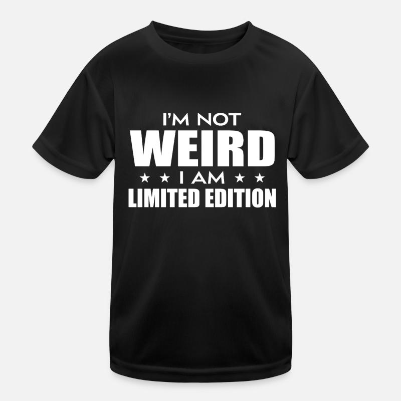 Funny and Unique Design for Unique Personalities - Kids Functional T-Shirt - black