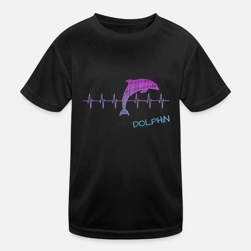 Dolphin Delfin Kinder Funktions-T-Shirt