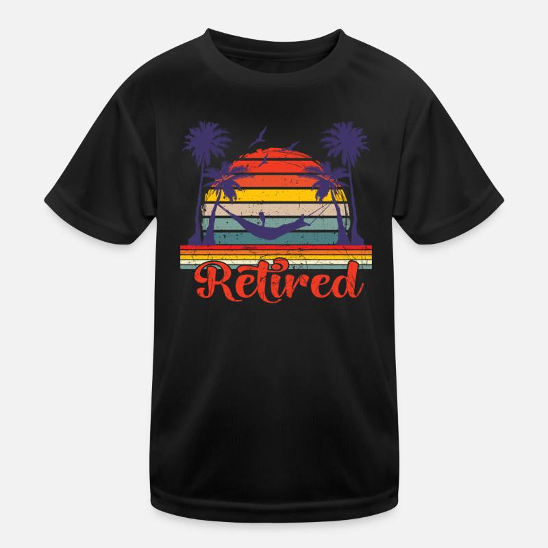 Ruhestand Ist Nicht Mehr Mein Problem Männer Gehen Kinder Funktions-T-Shirt