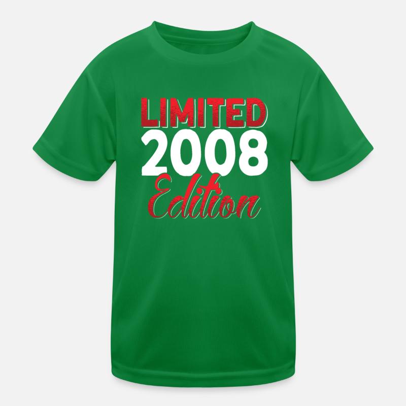 Fantastisch Seit 2008 Retro 15. Bitrthday Kinder Funktions-T-Shirt