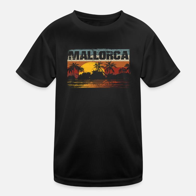 Majorca Balearic Islands Holidays Kids Functional T-Shirt
