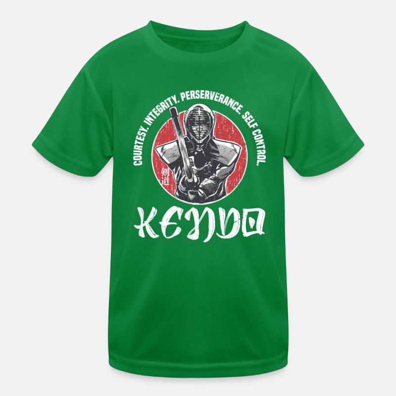 Anstand. Integrität. Ausdauer. Selbstbeherrschung. Kinder Funktions-T-Shirt