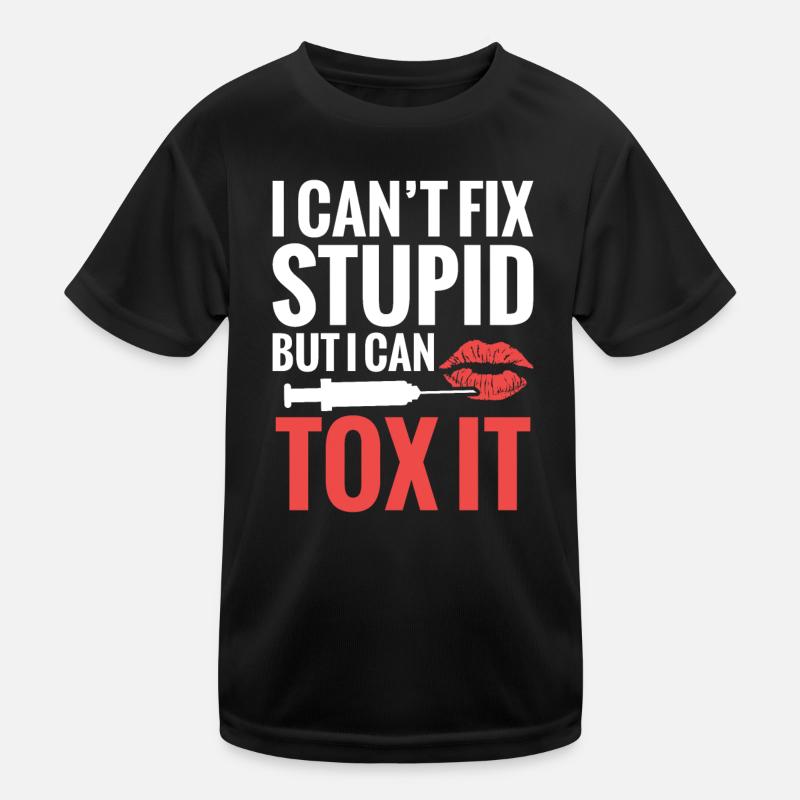 Aesthetic nurse I can't do stupid things Kids Functional T-Shirt