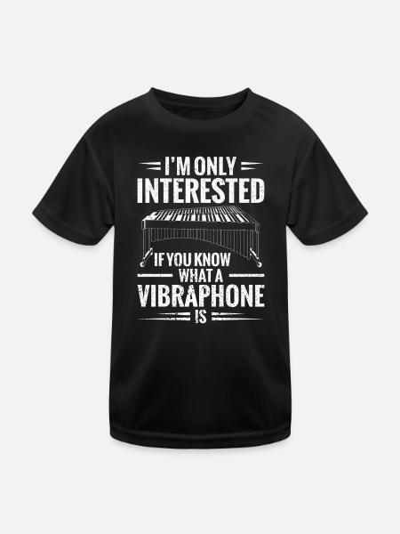 Mich Interessiert Nur, Ob Sie Wissen, Was Ein - Kinder Funktions-T-Shirt - Schwarz - Vorne
