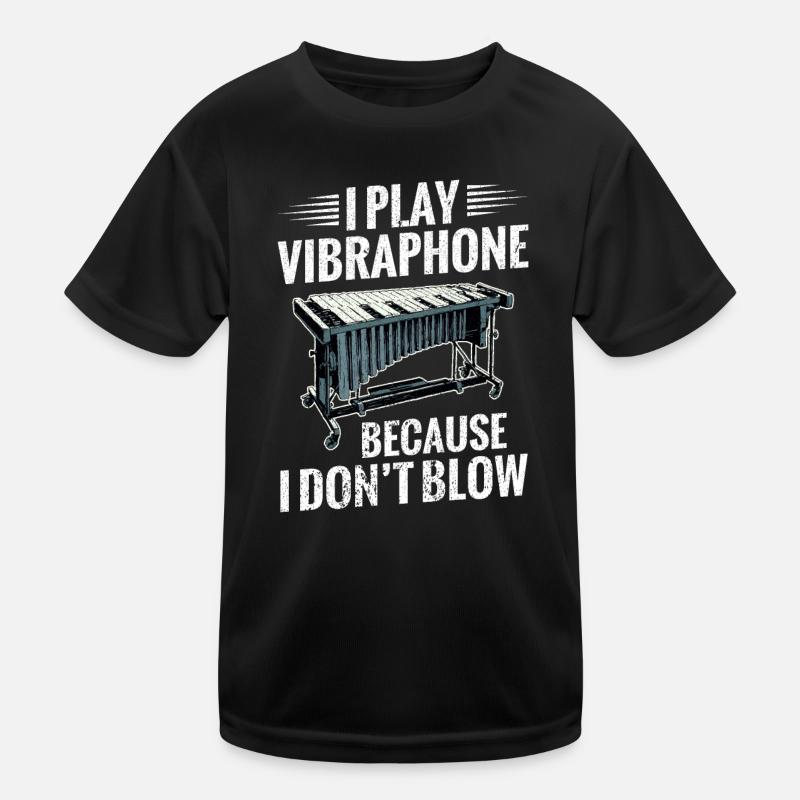 Ich Spiele Vibraphon, Weil Ich Nicht Blase. Kinder Funktions-T-Shirt