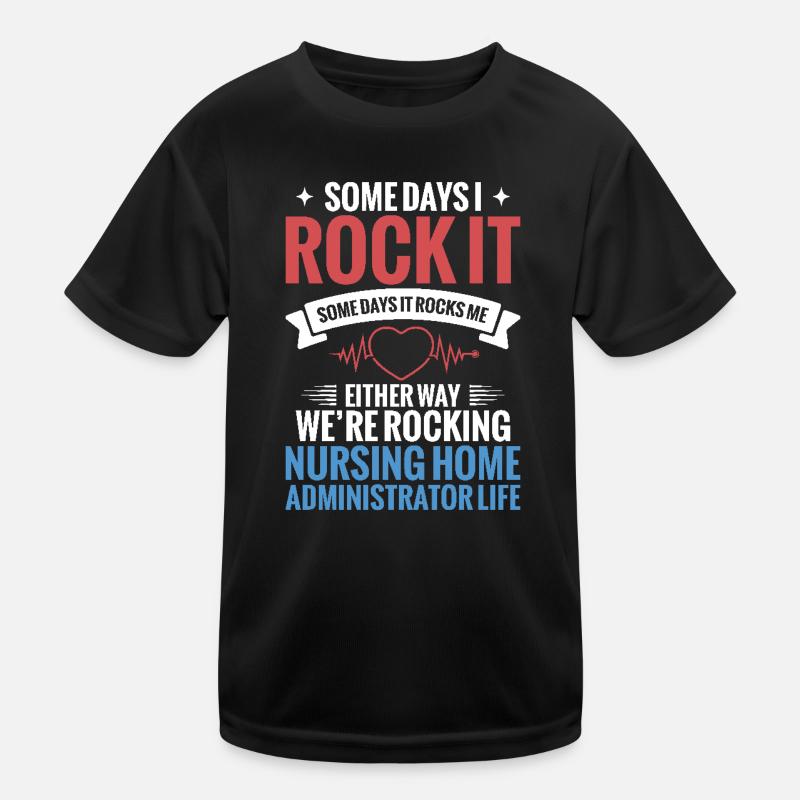 Some days I rock it, some days Kids Functional T-Shirt