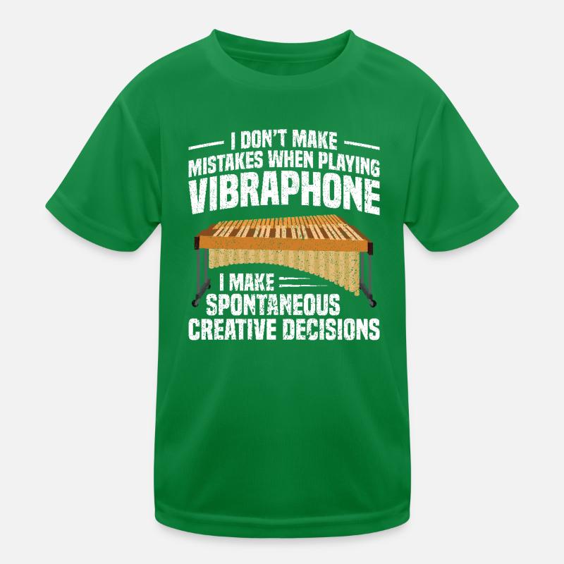 Je ne fais pas d’erreur quand je joue du vibraphone. T-shirt sport Enfant