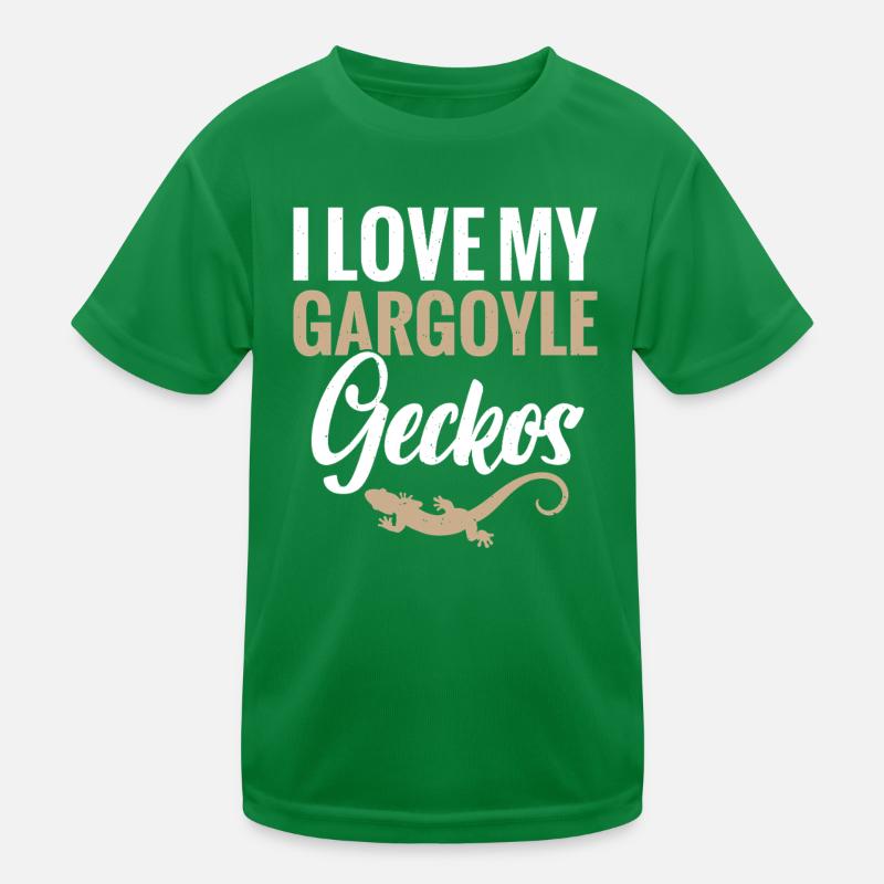 Ich Liebe Meinen Wasserspeier Geckos Kinder Funktions-T-Shirt