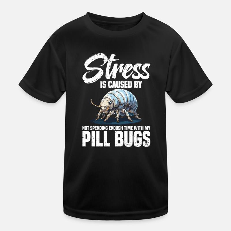 Stress is caused by not spending enough time with Kids Functional T-Shirt
