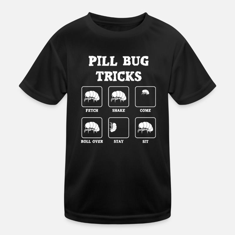 Tricks with pill beetles Kids Functional T-Shirt
