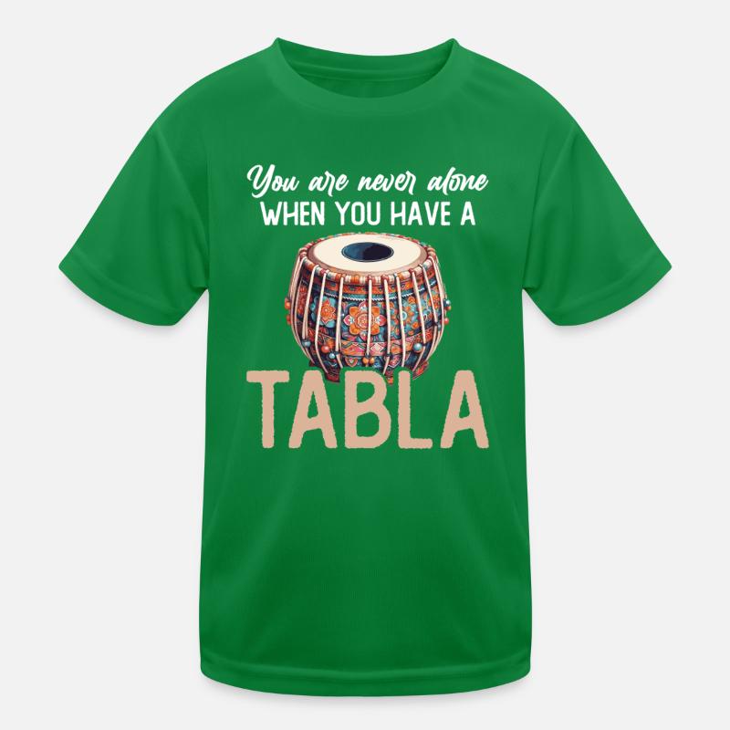 Vous n’êtes jamais seul lorsque vous avez un tabla T-shirt sport Enfant