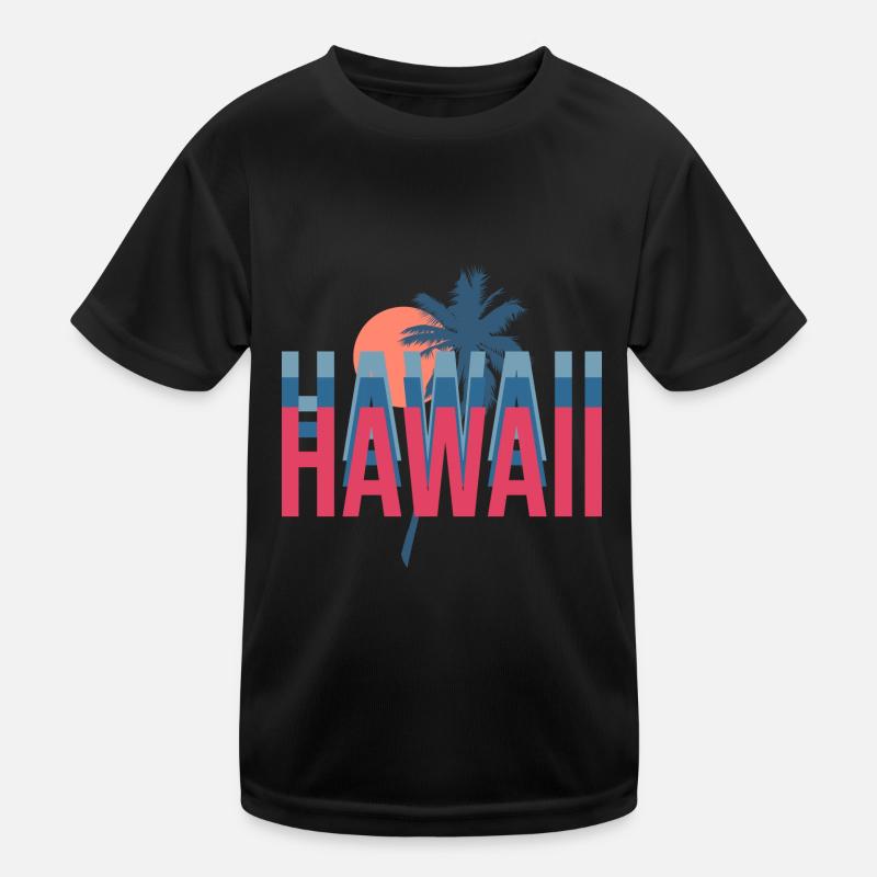 Hawaii - Kids Functional T-Shirt - black