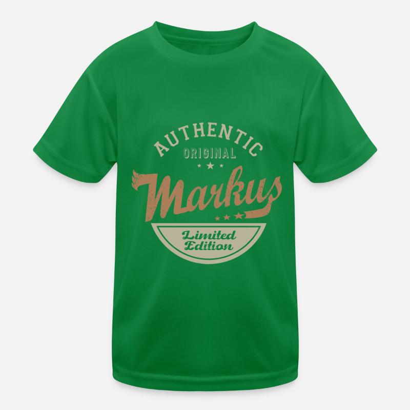 Markus gift Tshirt personalized name markus Kids Functional T-Shirt