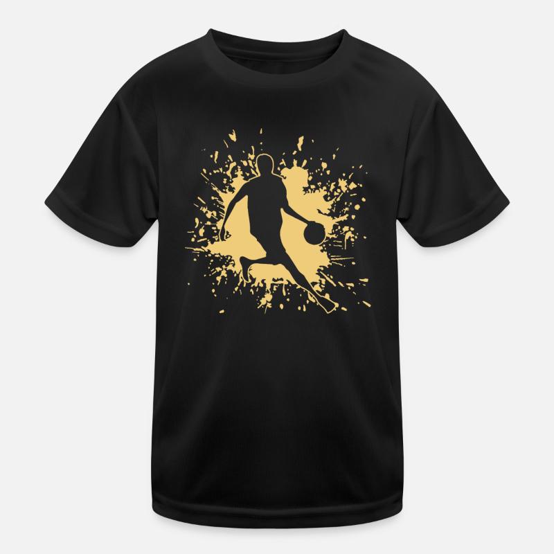 Basketball Kinder Funktions-T-Shirt