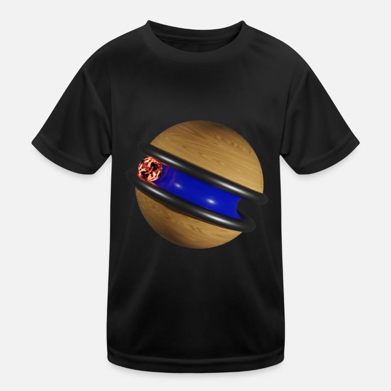 House Techno Running Marble Murmel Lava Kinder Funktions-T-Shirt
