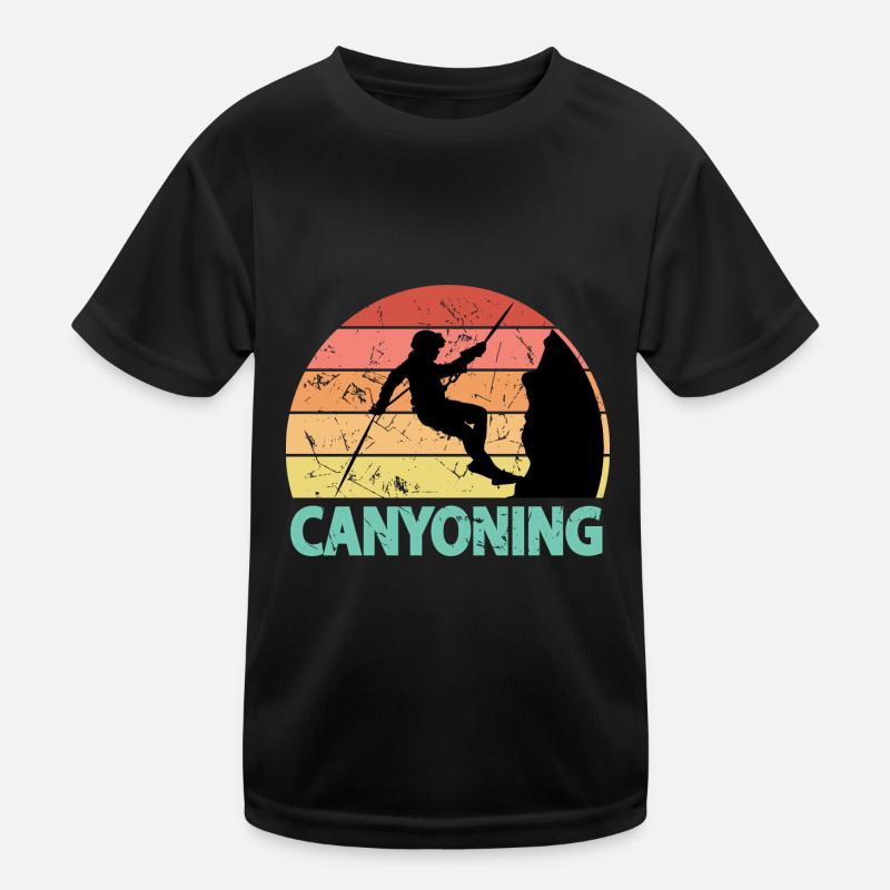 Canyoneer Canyoning Kids Functional T-Shirt