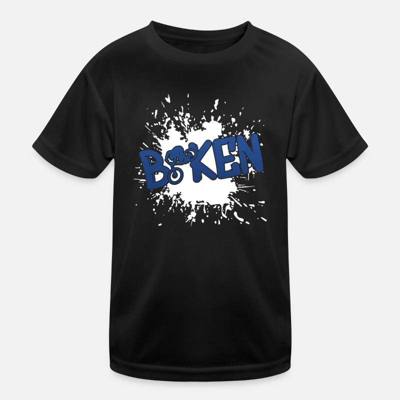 Biken Biker Kinder Funktions-T-Shirt