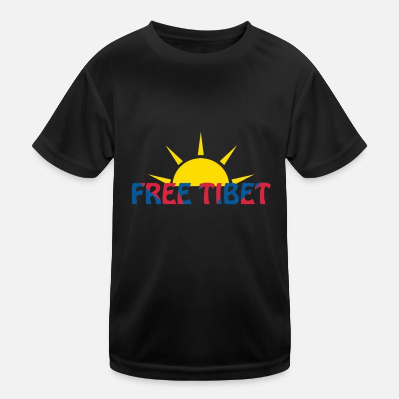free tibet soleil T-shirt sport Enfant