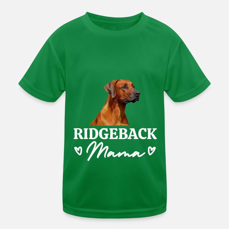 Rhodesian Ridgeback Mama Kids Functional T-Shirt