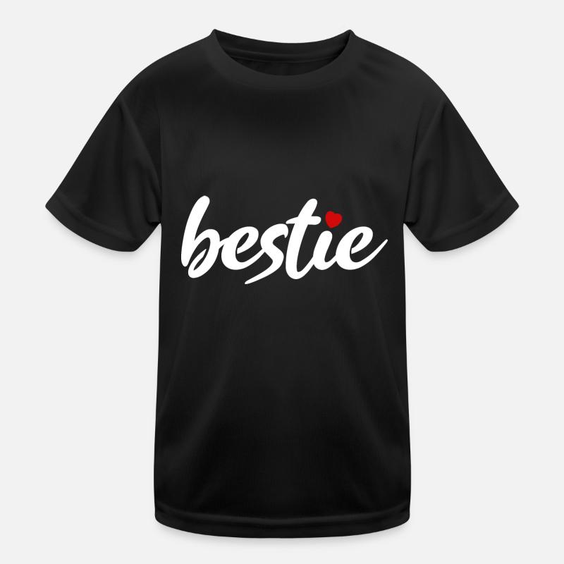 bestie Beste Bester Best Herzchen Kinder Funktions-T-Shirt