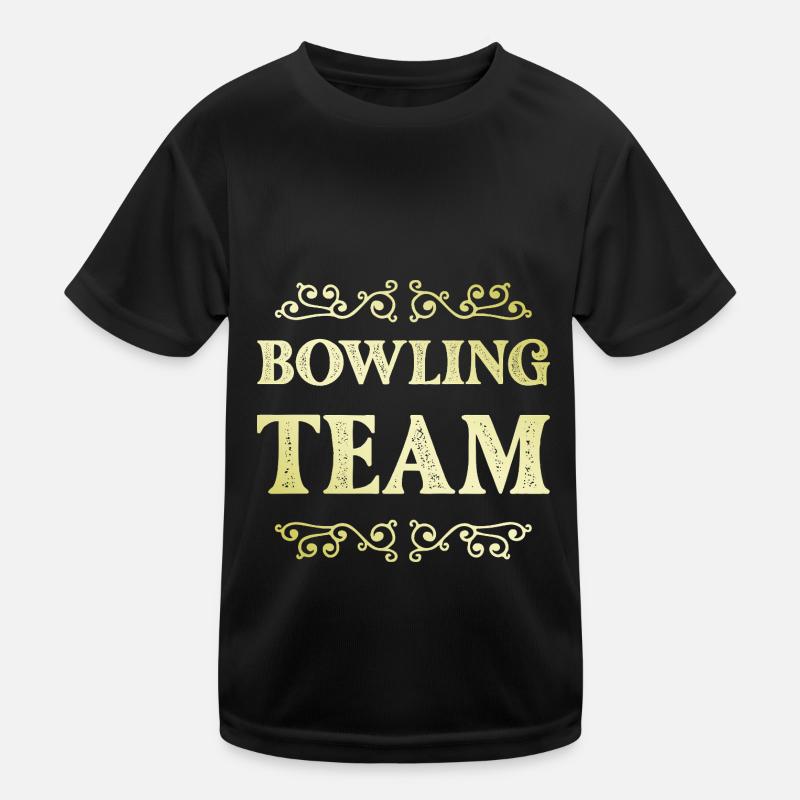 Bowling Team Kinder Funktions-T-Shirt