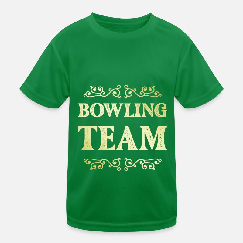 Bowling Team Kids Functional T-Shirt