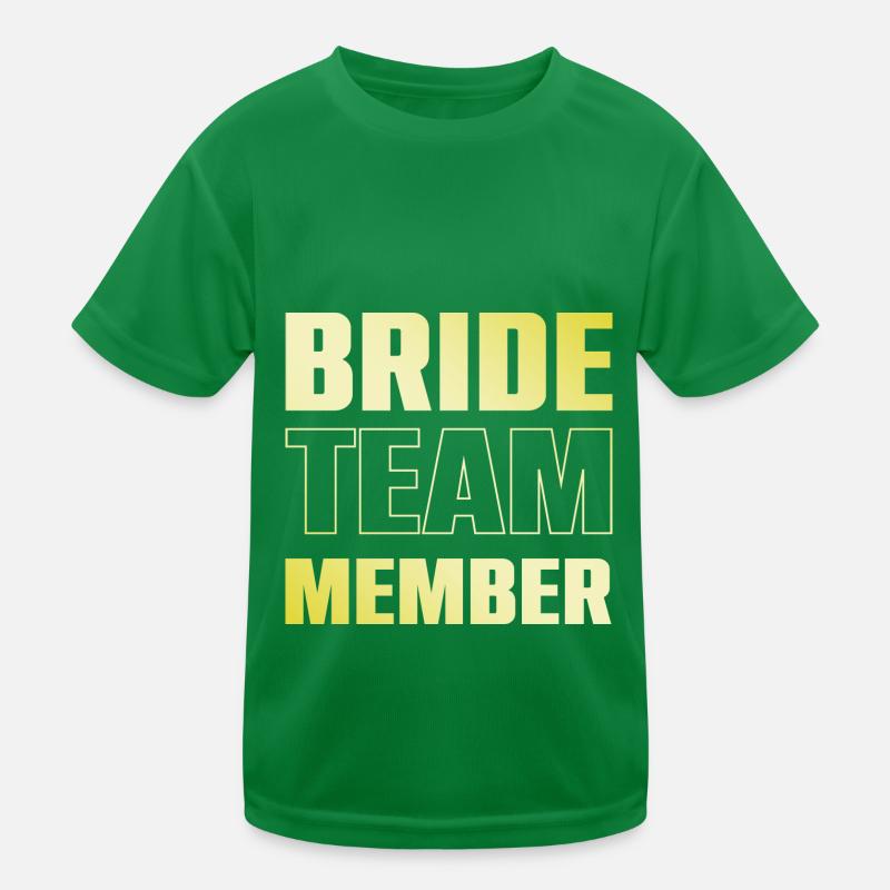 Bride Team Kinder Funktions-T-Shirt