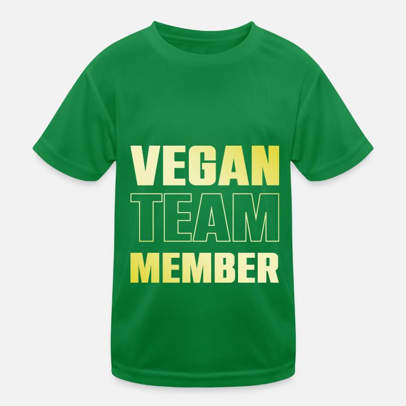 Vegan Team Kinder Funktions-T-Shirt