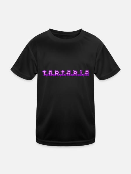 TARTARIA - Kinder Funktions-T-Shirt - Schwarz - Vorne