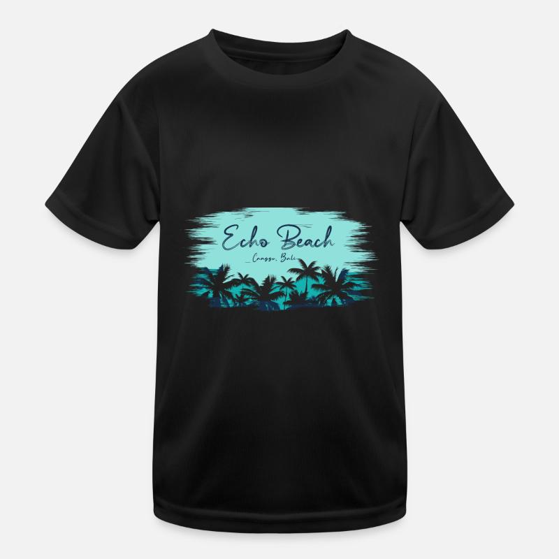 Echo Beach Bali - Kids Functional T-Shirt - black