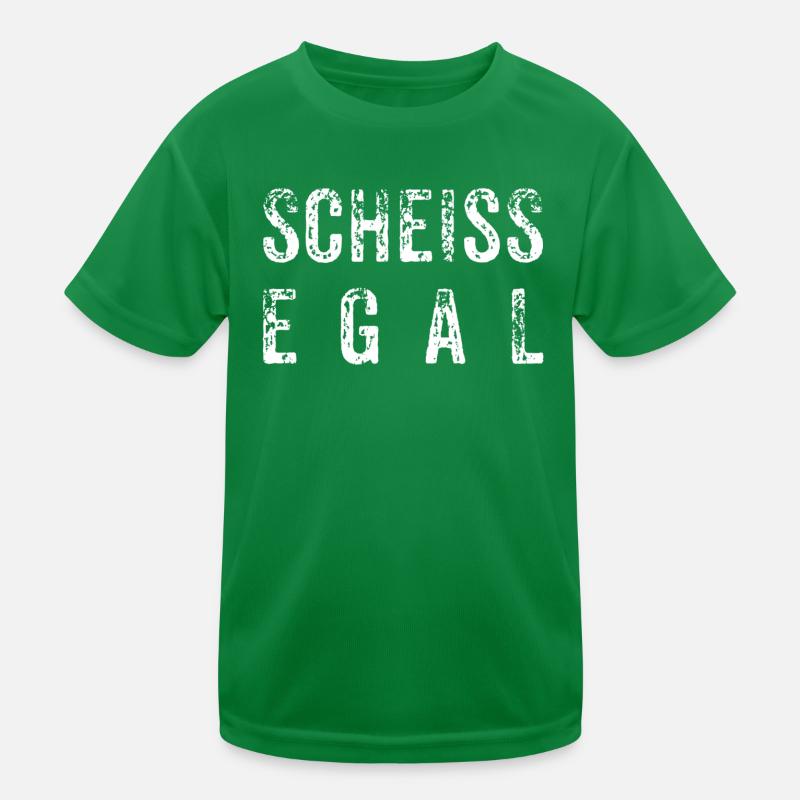 Scheiss Egal Kinder Funktions-T-Shirt