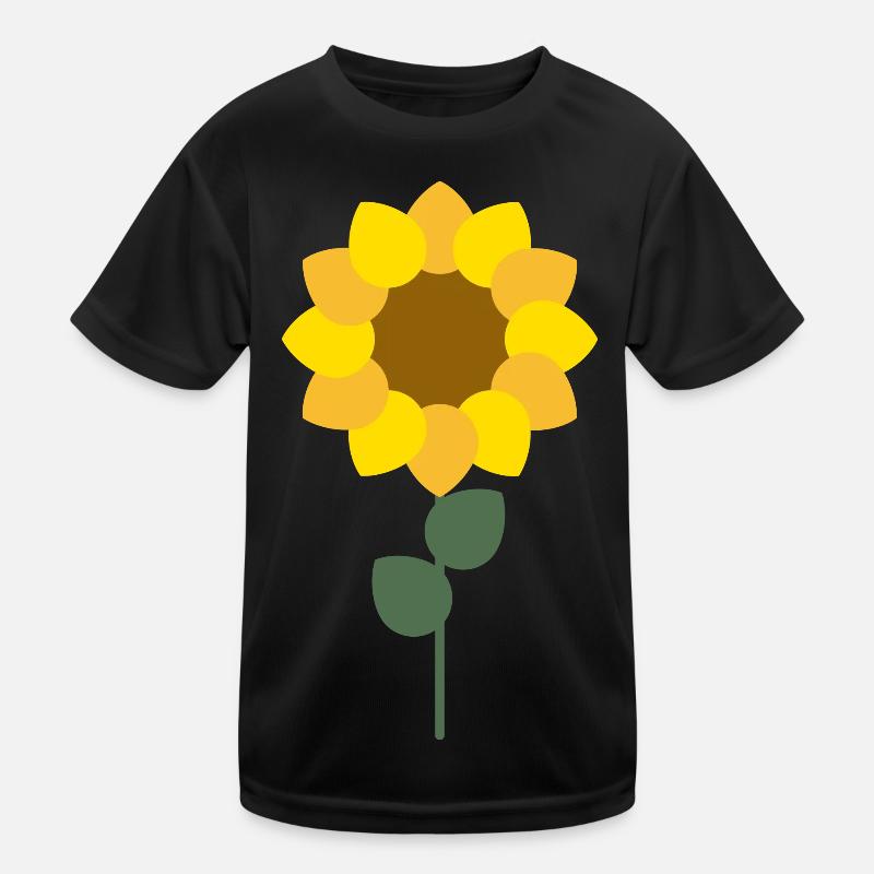 Sonnenblume Kinder Funktions-T-Shirt