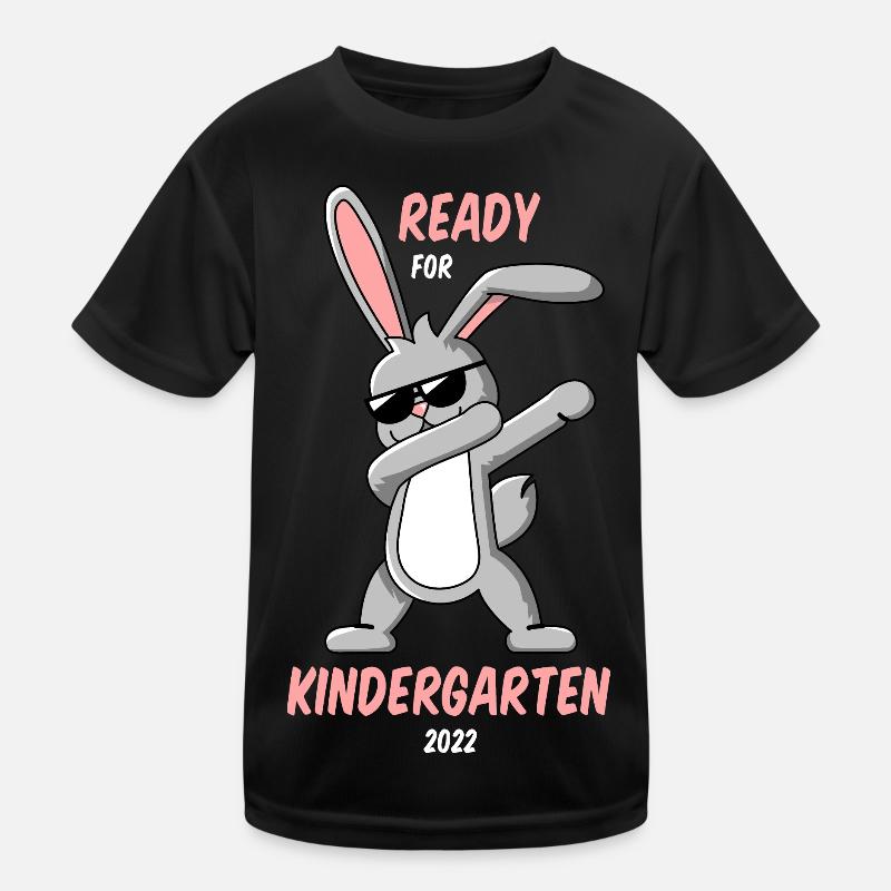 Dabbing Rabbit Kindergarten Enfant T-shirt sport Enfant