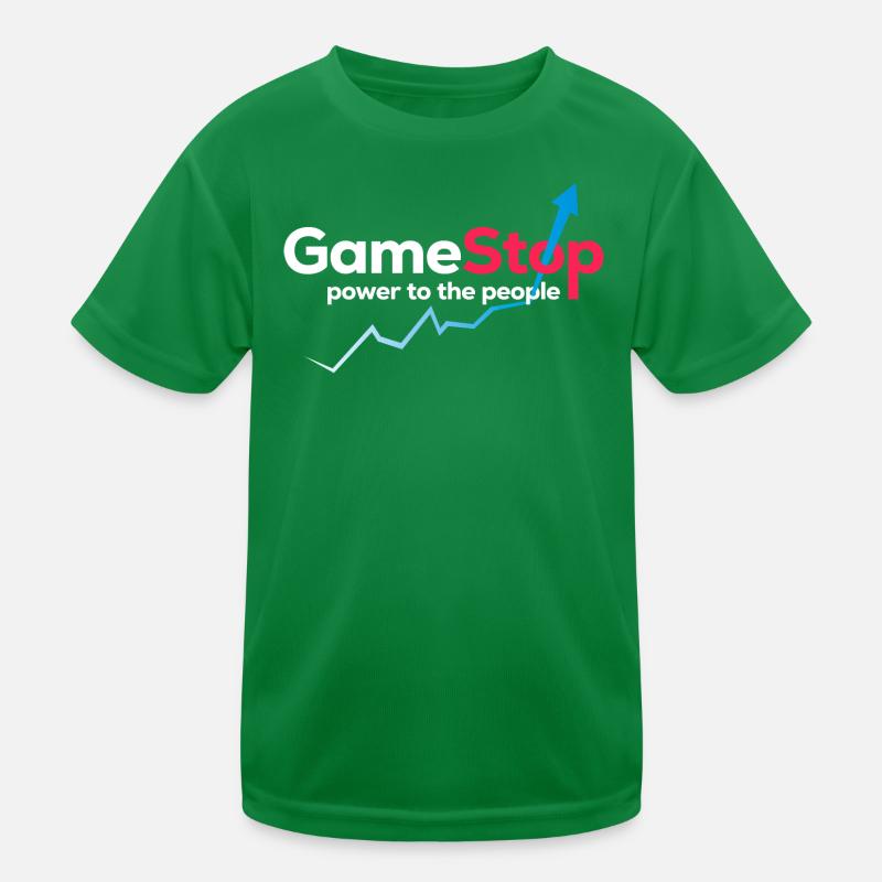 Game Power-Grafik Kinder Funktions-T-Shirt