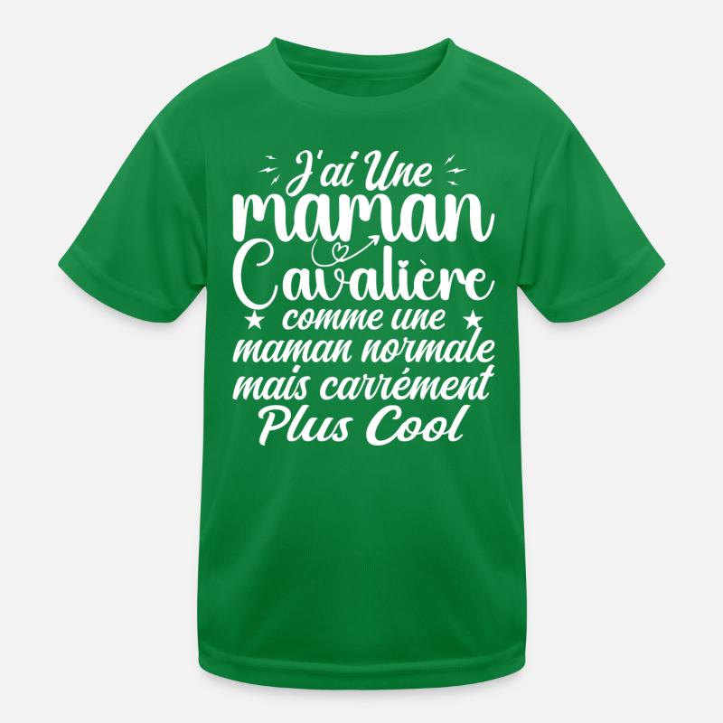 Ich habe eine reitende Mutter - Reitende Mutter Geschenk Kinder Funktions-T-Shirt