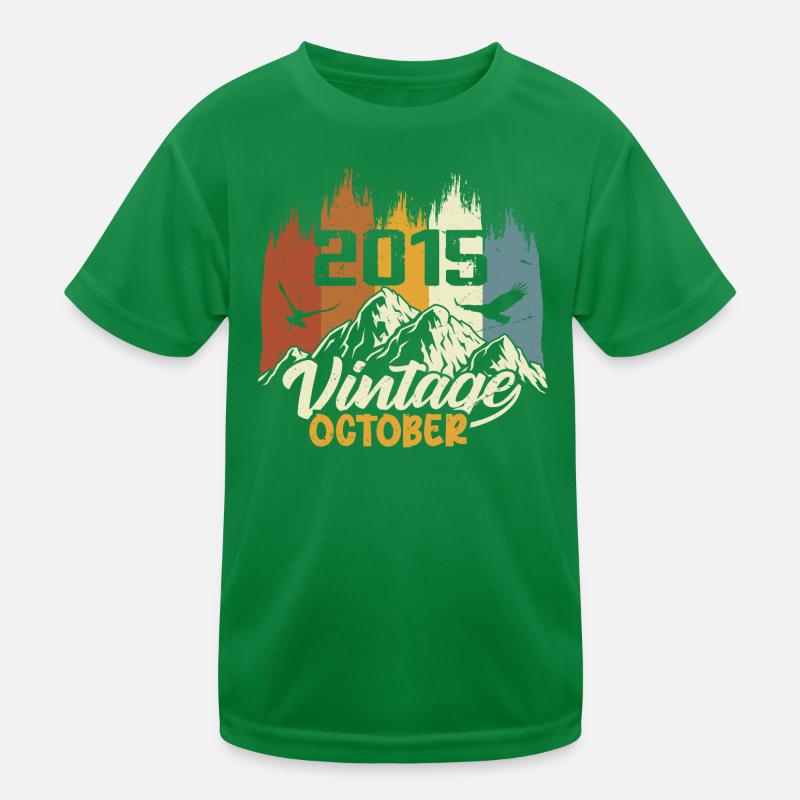 Né en octobre 2015 - Anniversaire octobre 2015 T-shirt sport Enfant