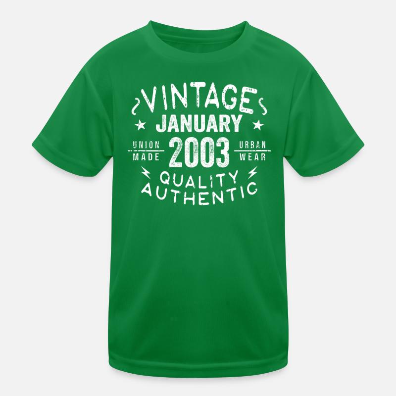 Cadeau d’anniversaire 2003 - né en janvier 2003 T-shirt sport Enfant