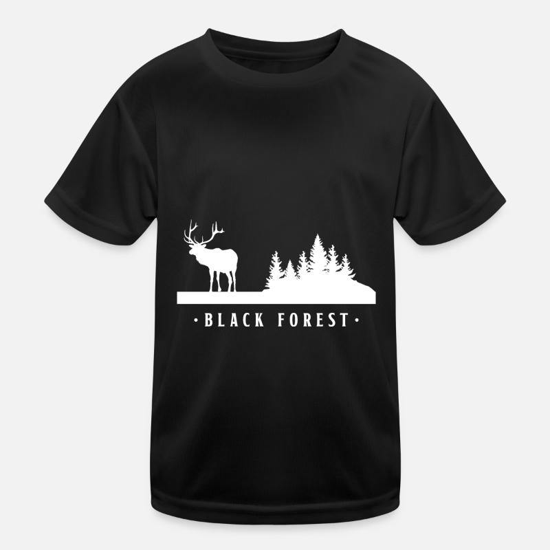 Cerf de la Forêt-Noire T-shirt sport Enfant