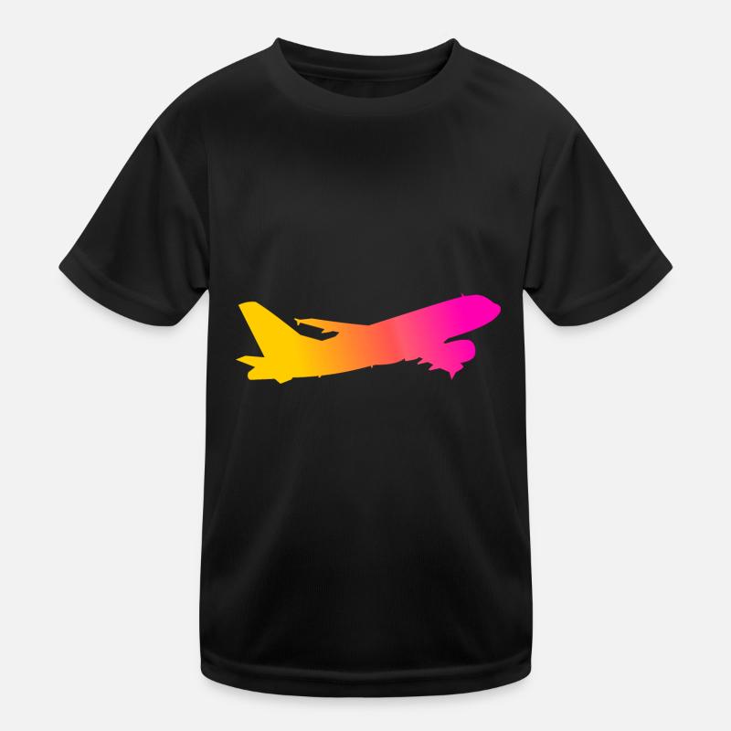 Airplane Kids Functional T-Shirt
