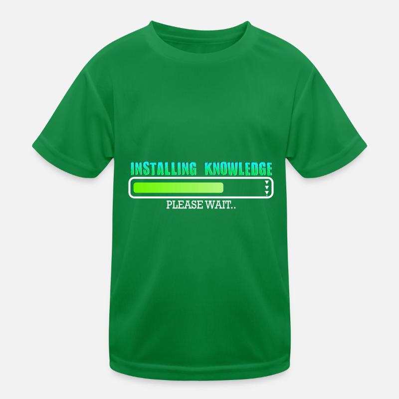 Installing Knowledge please wait Kids Functional T-Shirt
