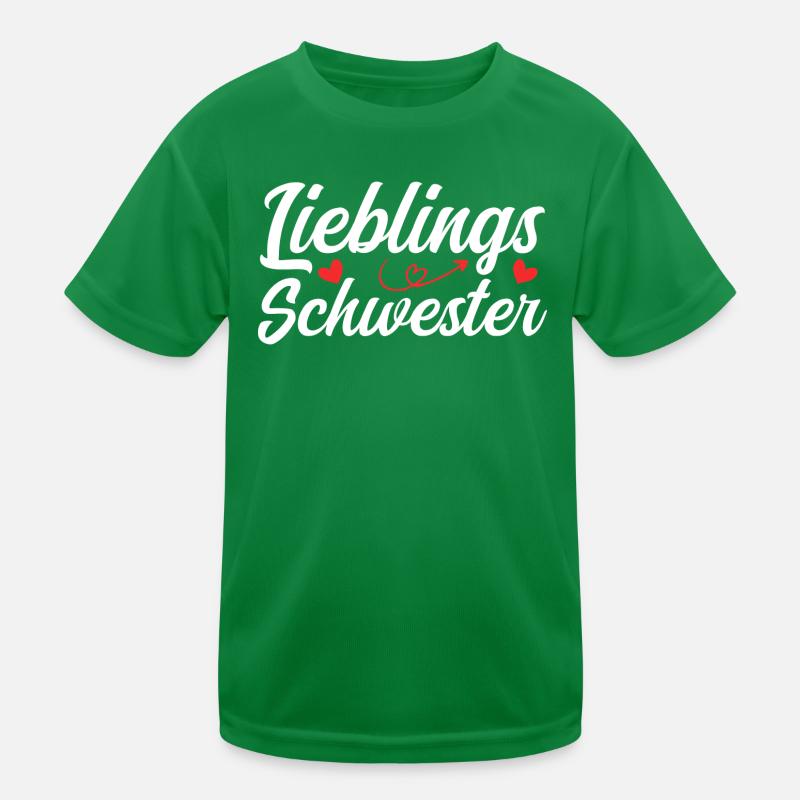 Lieblingsschwester Geschenk Geschenkidee Schwester Kinder Funktions-T-Shirt