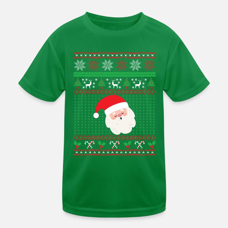 Weihnachtsmann, Weihnachtsgeschenk Kinder Funktions-T-Shirt
