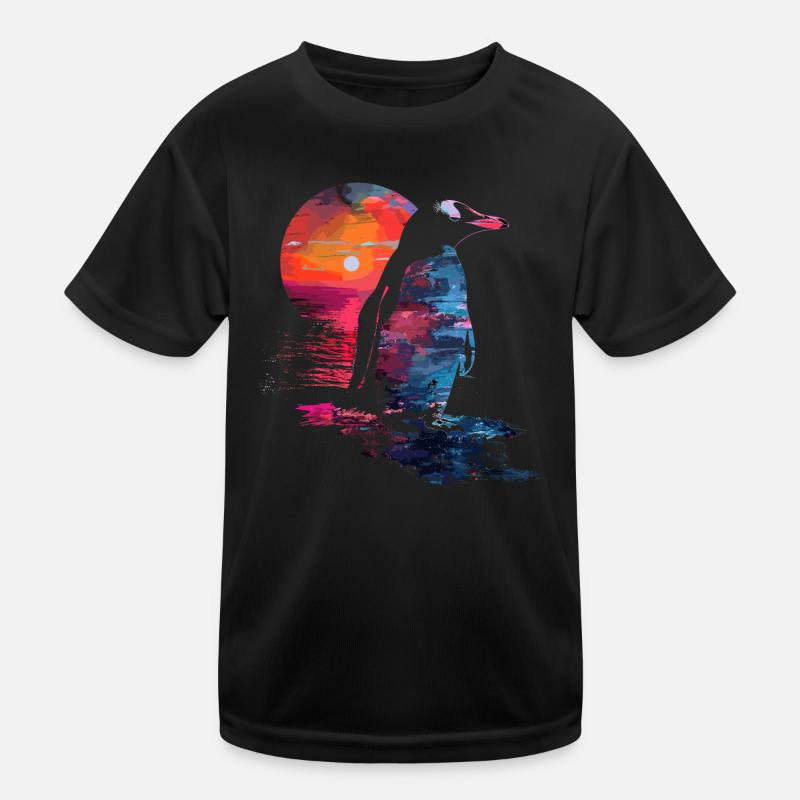 Pingouin Bébé oiseau poussin T-shirt sport Enfant