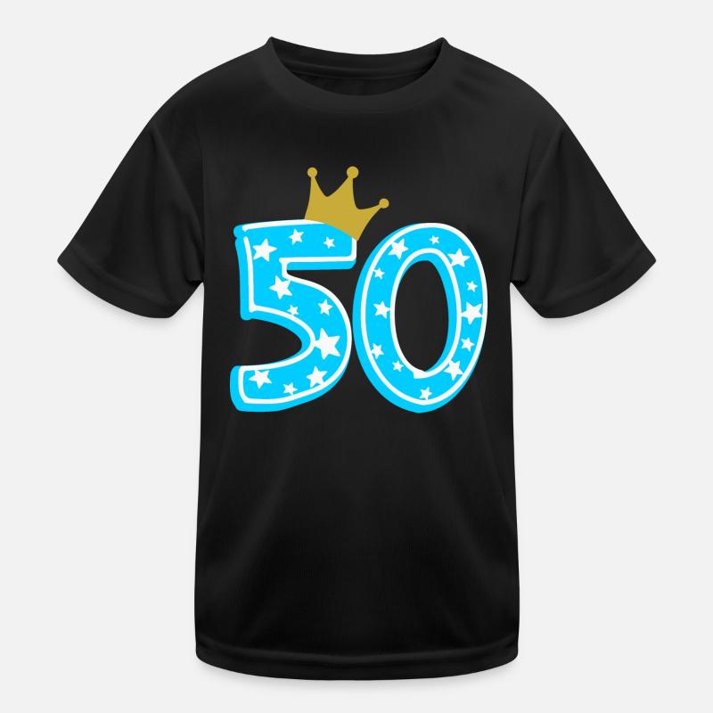 50 Krone 50e anniversaire 50 ans T-shirt sport Enfant